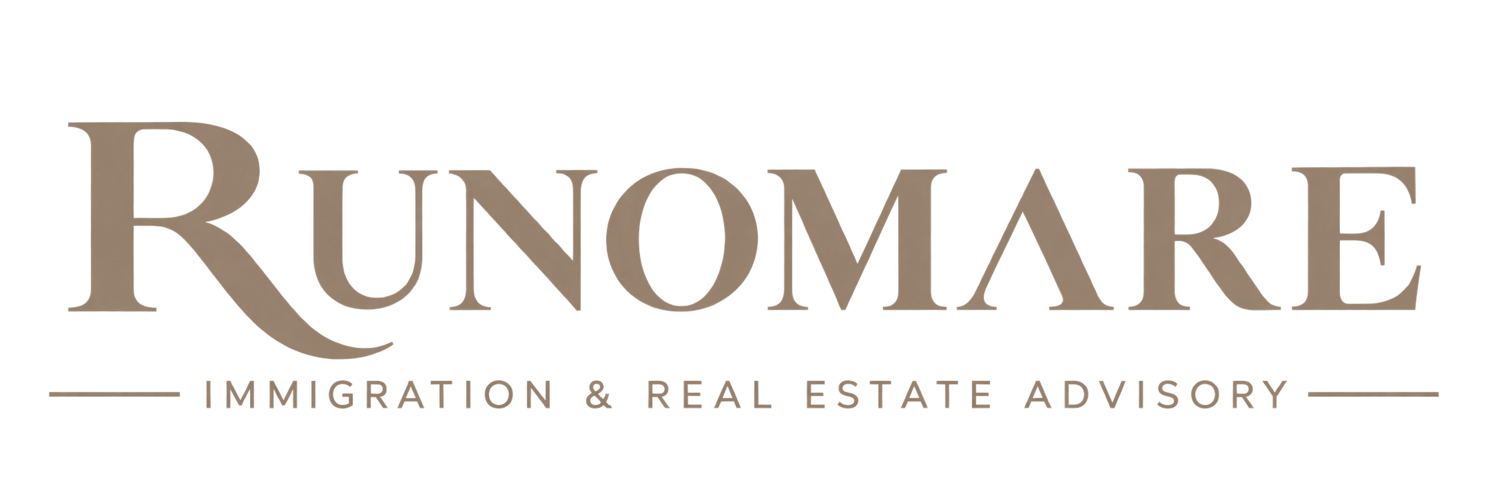 Runomare – Immigration & Real Estate Advisory, providing immigration, investment, residential and commercial real estate advisory services.